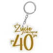 xx brelok zycie zaczyna sie po 40 zloty