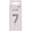 xx candle pastel number 7 multicolour