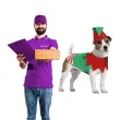xx christmas elf dog size m