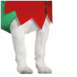 xx christmas elf dog size s