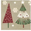 xx christmas trees on kraft