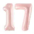 xx estaw balonow liczba 17 rozowa