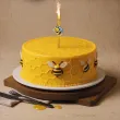 xx fontanna z dekoracja pszczolka prymulka