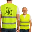 xx kamizelka odblaskowa zycie zaczyna sie po 90
