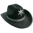 xx kapelusz kowboj z paskiem cc086 i gwiazd czarny