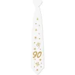 xx krawat bialy glamour birthday 90