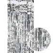 xx kurtyna party srebrny 100x200cm