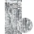 xx kurtyna party srebrny 100x200cm