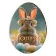 xx magnes na wielkanoc krolik i pisanki