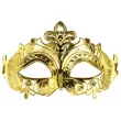 xx maska karnawalowa 17x9 cm zloty