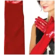xx metallized gloves 44 cm red