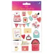 xx milosne walentynkowe naklejki mix 18 szt