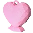 xx obciaznik serce geometryczne rozowe jasne
