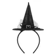 xx opaska kapelusz czarownicy 17x28cm czarny