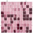 xx panel cekinowy kwadraty jasny rozowy 30x30 cm