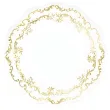 xx podkladki pod talerze zloty ornament 35 5 cm biale 1 op 6 szt