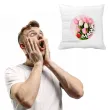 xx poszewka na poduszke mama i tulipany