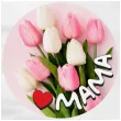 xx poszewka na poduszke mama i tulipany