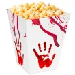 xx pudelka na popcorn halloween krwawa reka