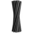 xx rurki slomki wielokrotnego uzytku czarne 9x240mm 16 szt