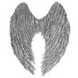 xx stai skrzydla aniola glam srebrne