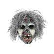 xx stam maska lateksowa szalony zombie z wlosami