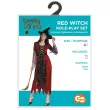 xx stdo zestaw dla dorosych czerwona czarownica sukienka kapelusz pasek rozm m