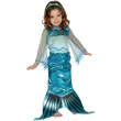 xx stdz stroj dla dzieci niebieska syrenka sukienka rozm 92 104 cm