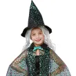 xx stdz zestaw dla dzieci blyszczaca czarownica peleryna kapelusz rozm 120 130 cm