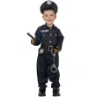 xx stdz zestaw dla dzieci elegancki policjant bluzka spodnie pasek czapka kajdanki krotkofal