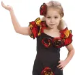 xx stdz zestaw dla dzieci hiszpanska tancerka sukienka ozdoba na wlosy rozm 120 130 cm