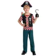 xx stdz zestaw dla dzieci pirat kapitan bluzka spodnie kapelusz papuga rozm 130 140 cm