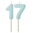 xx swieczki niebieskie cyfry 17