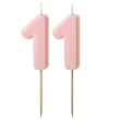 xx swieczki rozowe cyfry 11