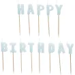 xx swieczki urodzinowe happy birthday 2 5 cm jasny blekit 1 op 13 szt
