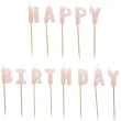 xx swieczki urodzinowe happy birthday 2 5 cm rozowy 1 op 13 szt