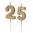 xx swieczki zlote cyfry 25