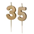 xx swieczki zlote cyfry 35