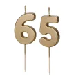 xx swieczki zlote cyfry 65