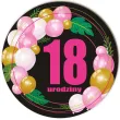 xx tablica powitalna 18 urodziny roz baloniki