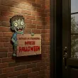 xx tablica powitalna zombie halloween