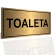 xx tabliczka informacyjna toaleta