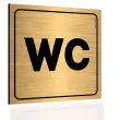 xx tabliczka informacyjna wc