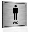 xx tabliczka informacyjna wc meskie