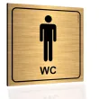 xx tabliczka informacyjna wc meskie