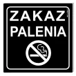 xx tabliczka informacyjna zakaz palenia