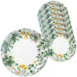 xx talerzyki pap sr 180 mm 8 szt nr set floral