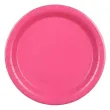 xx talerzyki papierowe ciemny rozowy 23cm 1 op 6 szt
