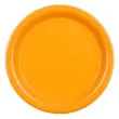 xx talerzyki papierowe jasny pomaranczowy 18cm 1 op 6 szt