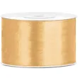 xx tasiemka satynowa jasny miodowy 50mm 25m